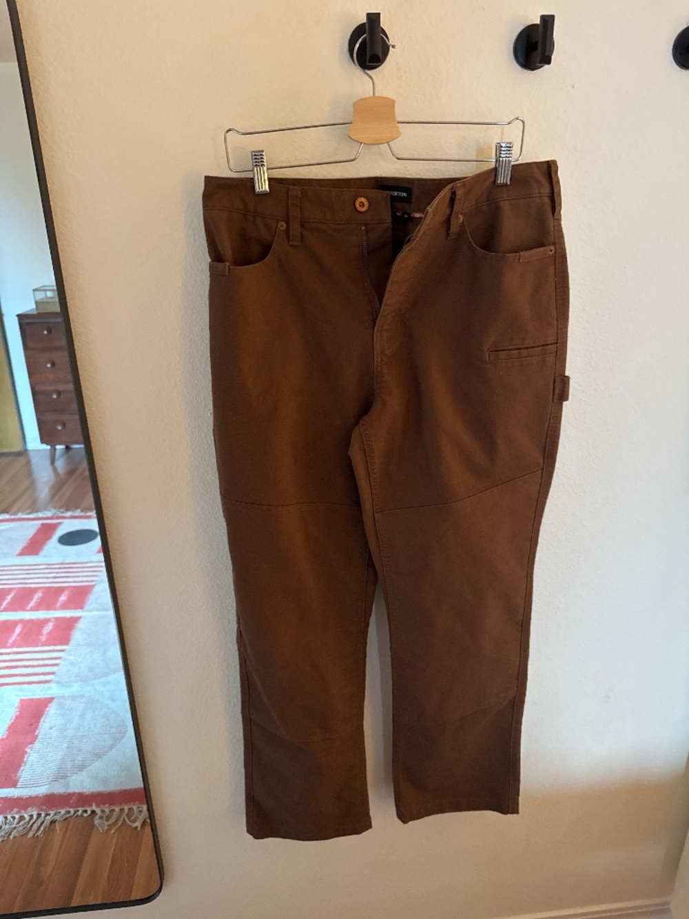 Brixton Men’s Builder’s Carpenter Pant Brown